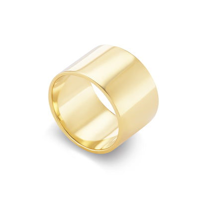 18K Yellow Gold Cigar Band