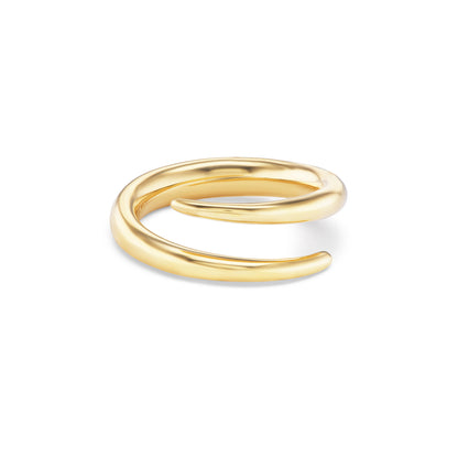 Spiral Ring Yellow Gold